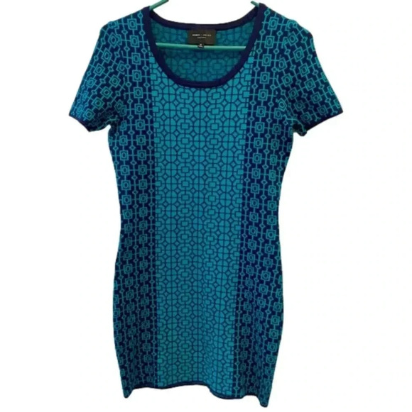 ROMEO & Juliet Couture Turquoise Dress Pullover Size M ❤️ - Picture 3 of 9